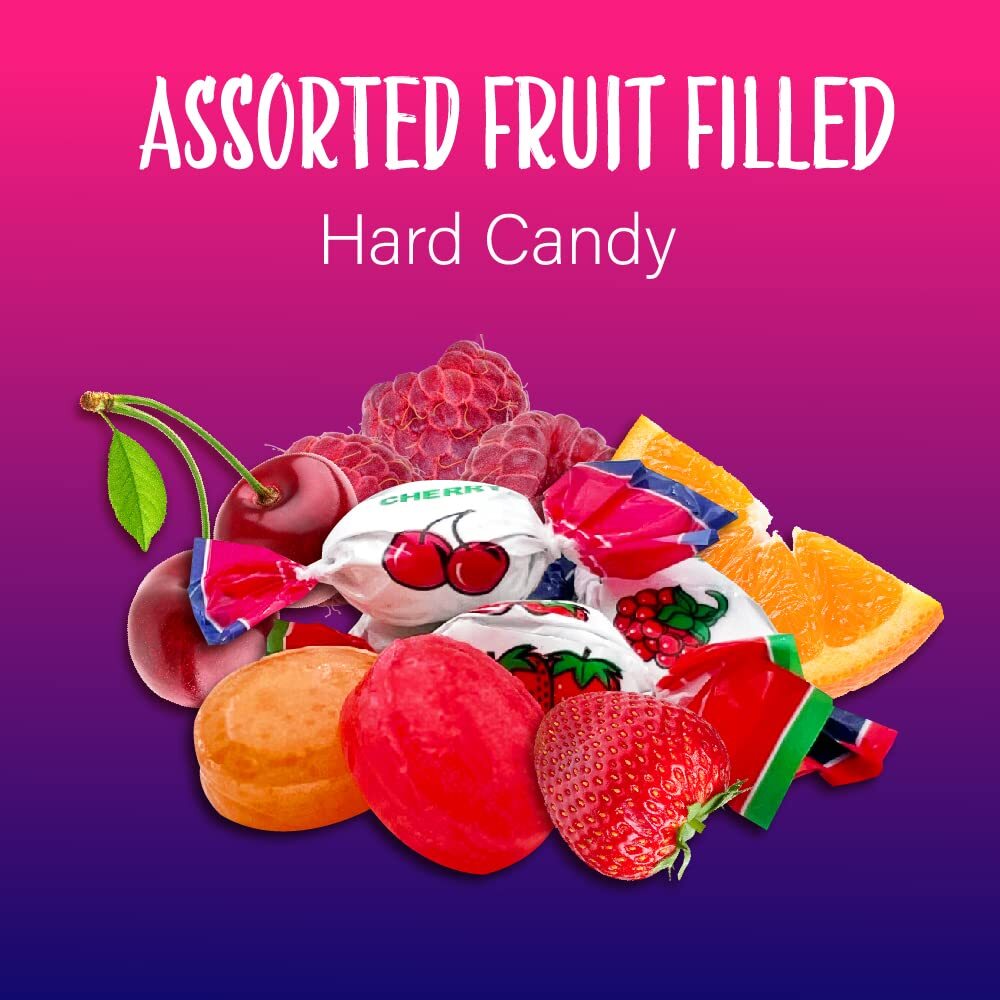 Old-Fashioned Assorted Fruit Filled Hard Candy - 3 Pound Bag