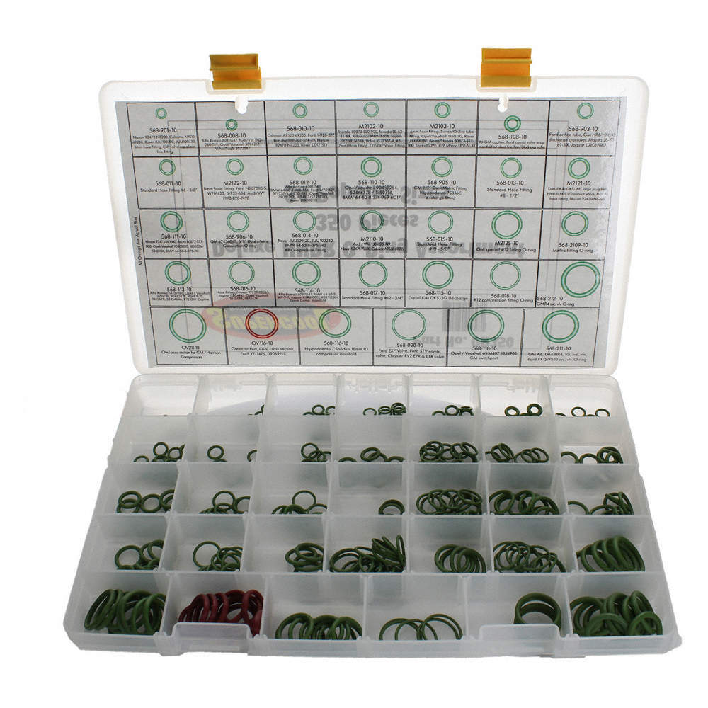 SUPERCOOL OR350 A/C O-Ring Assortment,Universal 4LTX1