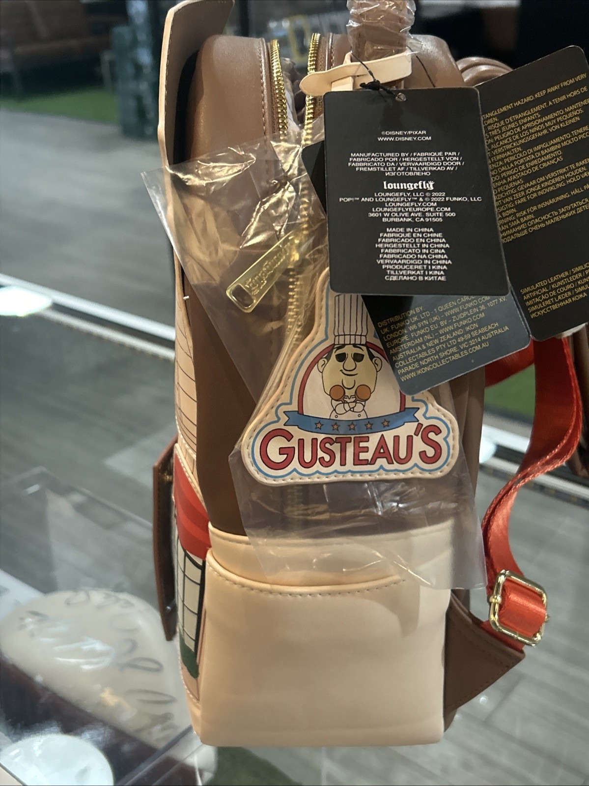 -NEW- Loungefly Ratatouille Bag Gusteau Restaurant Mini Backpack Funko LE 3,000
