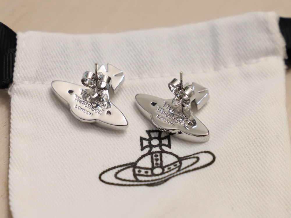 Vivienne Westwood Silver Orb Stud Earrings