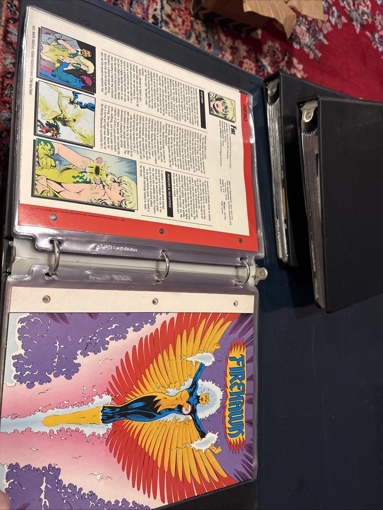 Comic Book Bio Binder