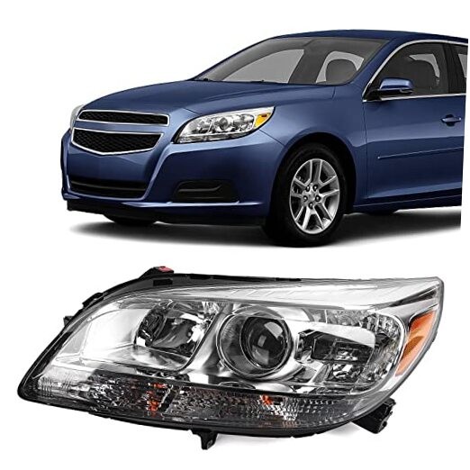 - For Chevy Malibu Headlight Assembly 2013-2015 Projector 2016 Halogen LH