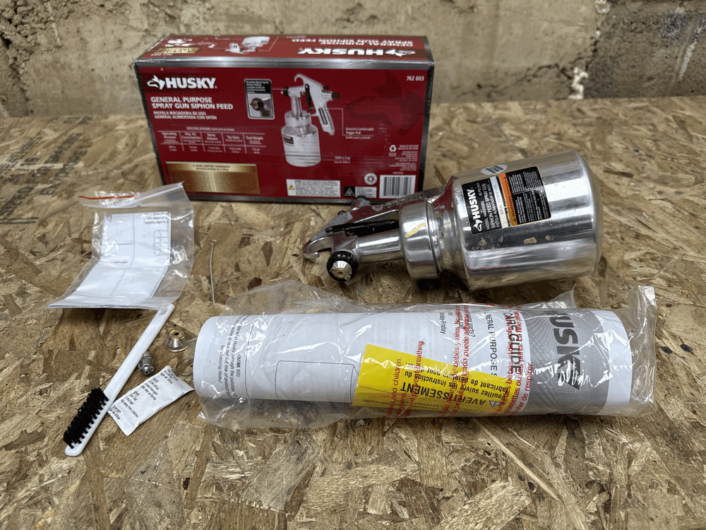 Husky Siphon Feed General Purpose Spray Gun