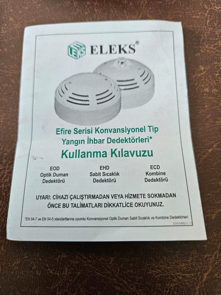 ELEKS Efire-EOD Conventional Optical Smoke Detector