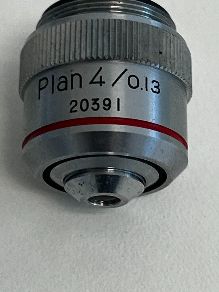 Unitron Plan 4/0.13 20391 Microscope Objective