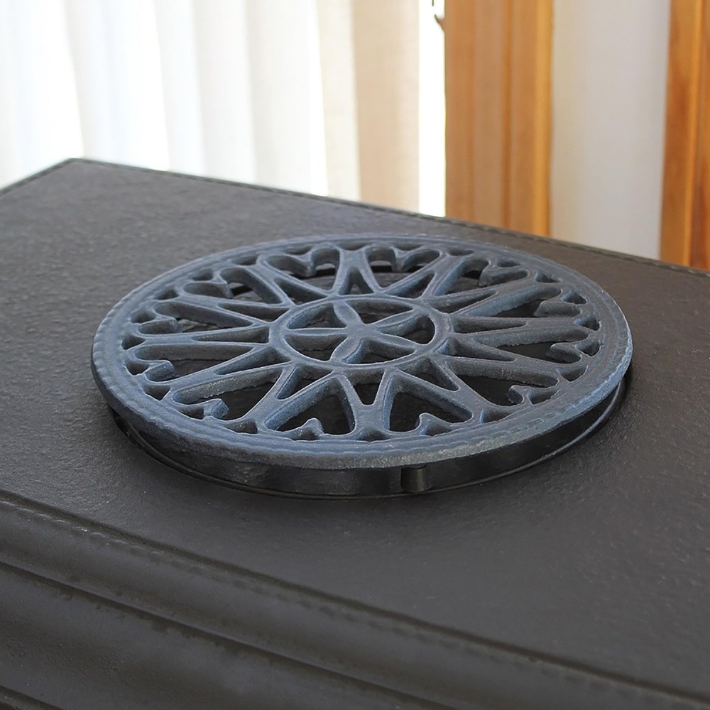 Blue-Black Sunburst Trivet