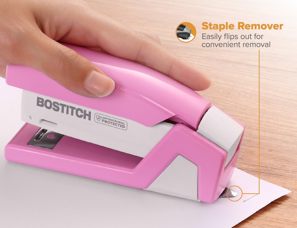 InCourage™ Spring-Powered 20 Compact Stapler, Reduced Effort