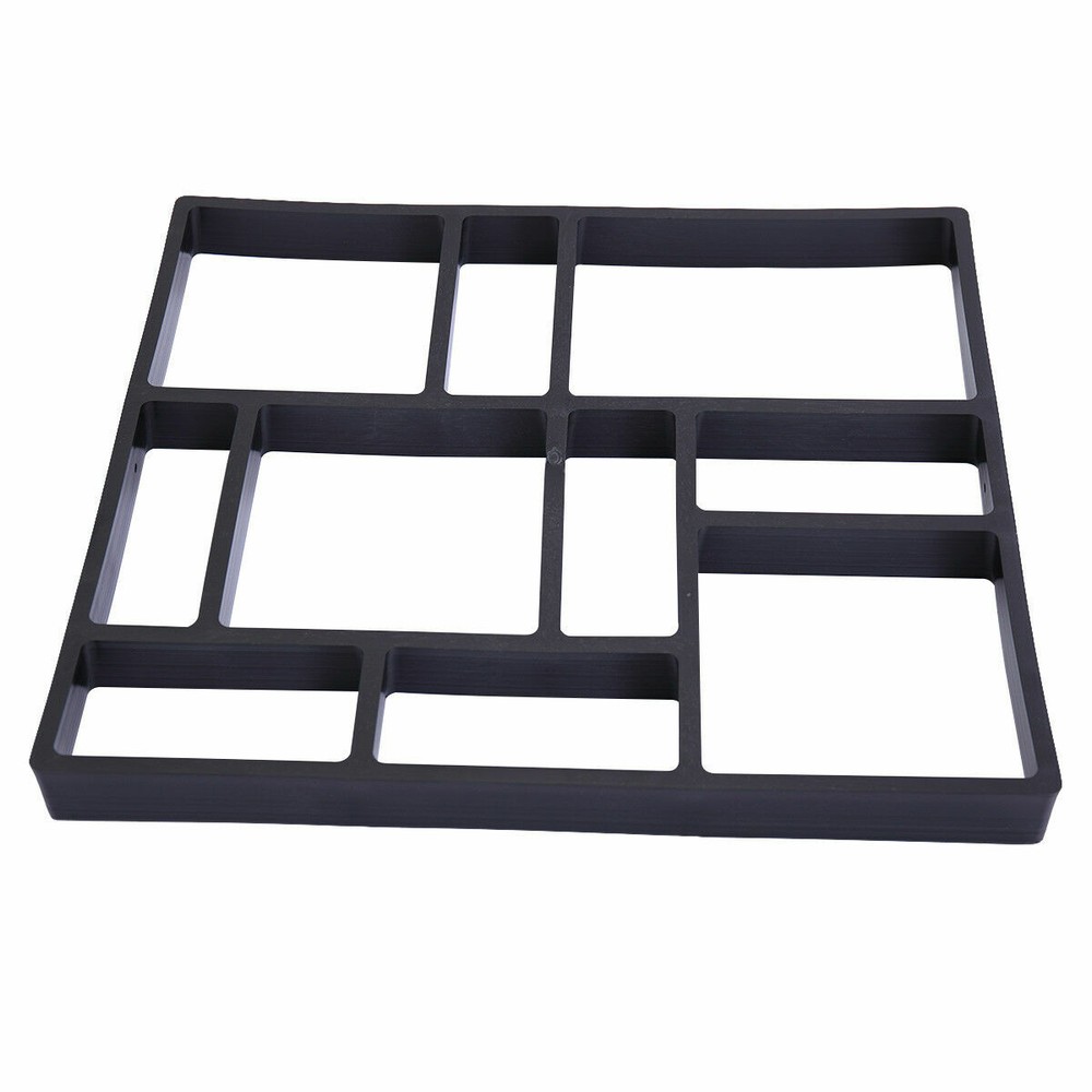 Grid Driveway Paving Pavement Mold Concrete Stepping Stone Path Maker NEW