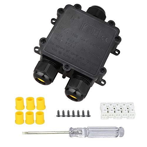 Waterproof Junction Box 3 Way IP68 External Waterproof Electrical Junction Bo...