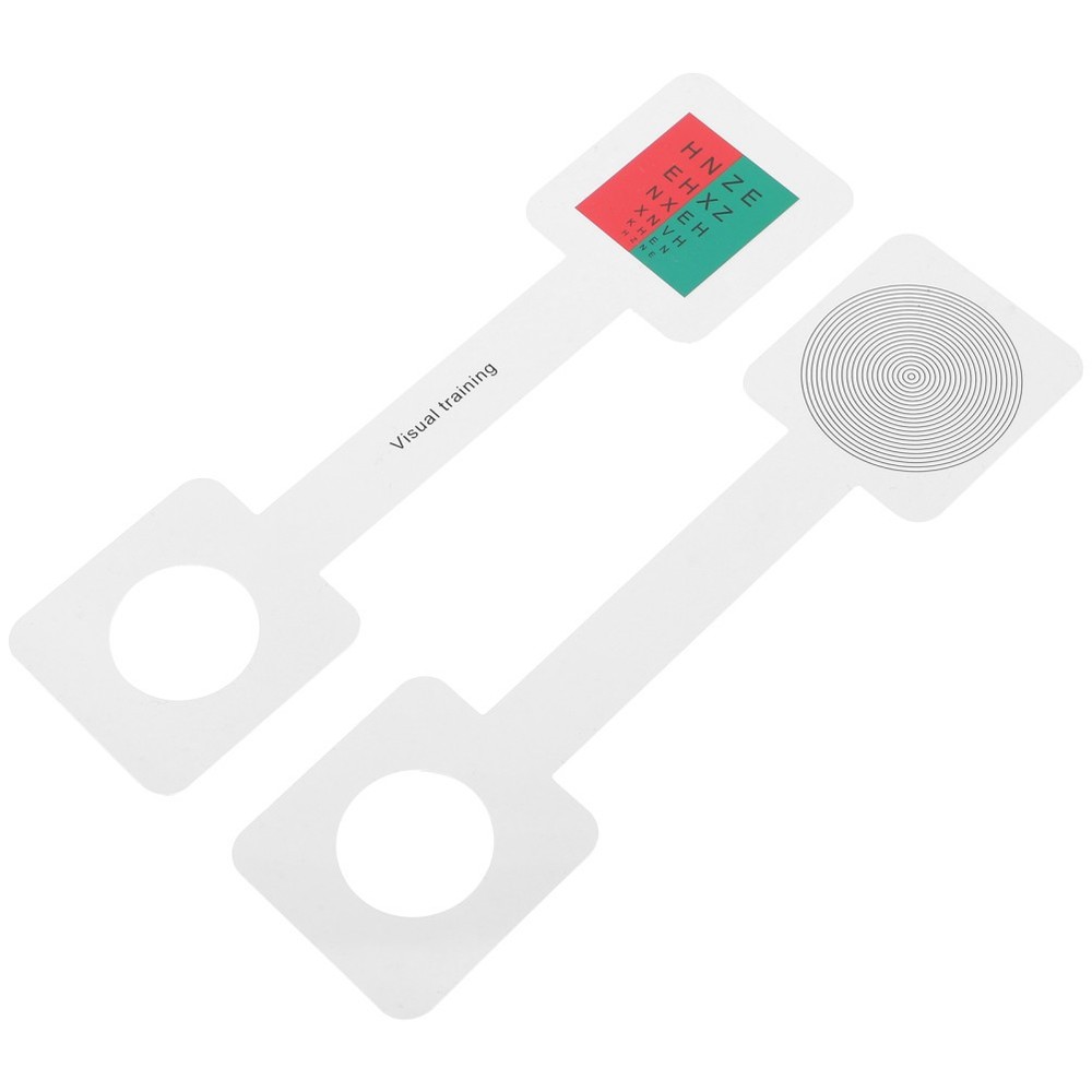 2 Pcs Vision Test Board Optometry Eye Exam Boards Examination Tool