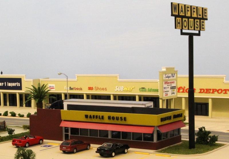 Waffle House Restaurant Model Kit
