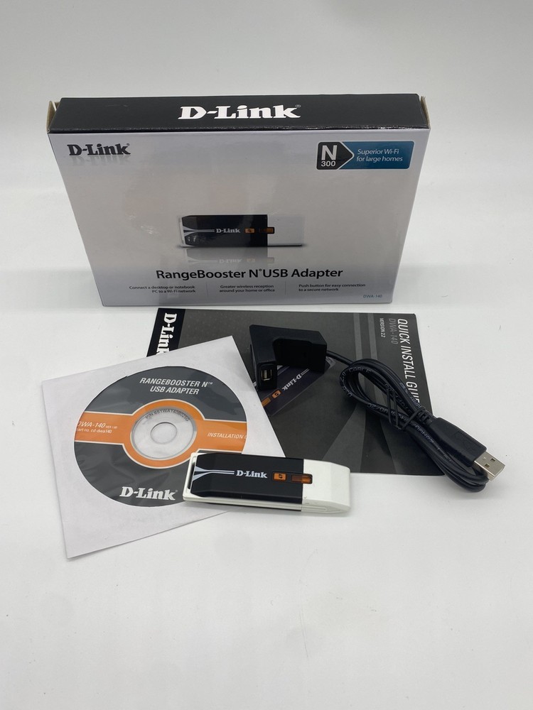 D-Link RangeBooster N USB Adapter N300 DWA 140