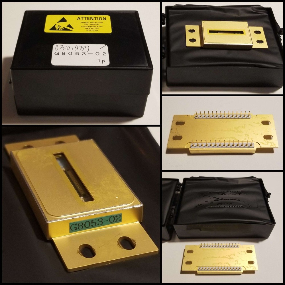 Hamamatsu G8053‑02 InGaAs NIR Linear Sensor – Vintage NOS, Open Box, Untested