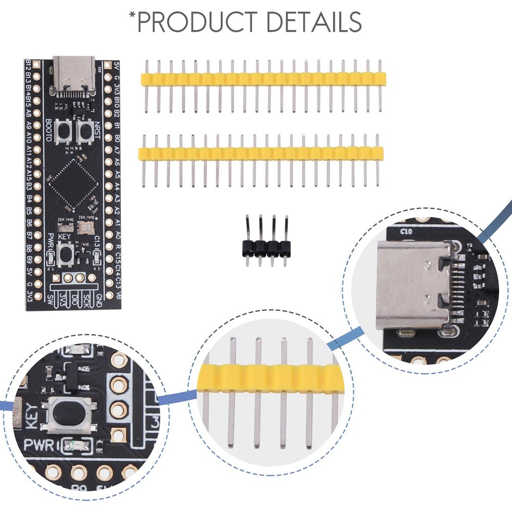 STM32F401 Development Board, STM32F401CEU6 STM32F4 Learning Board, Support Tz9838