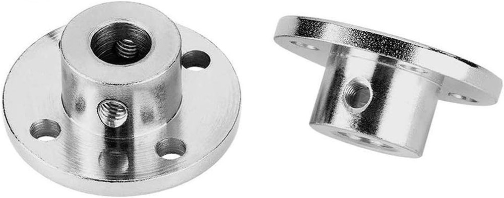 4Pcs 8Mm Flange Coupling Connector, Rigid Guide Model Coupler Accessory, Shaft A