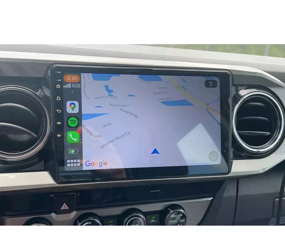 Android 15 Apple CarPlay Car Radio GPS Navi Stereo For Toyota Tacoma 2016-2021