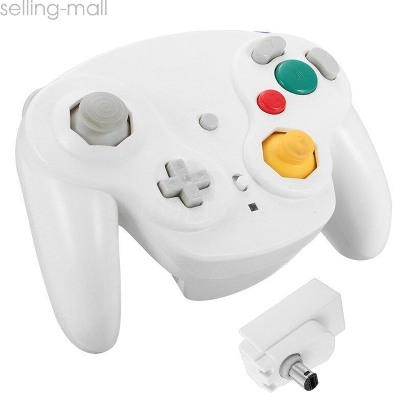 Wireless GameCube Controller + Adapter Wavebird for GameCube NGC Console White