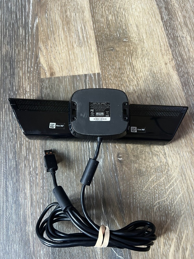 Microsoft Xbox 360 Kinect Sensor Bar Black Model 1414 Tested & Working