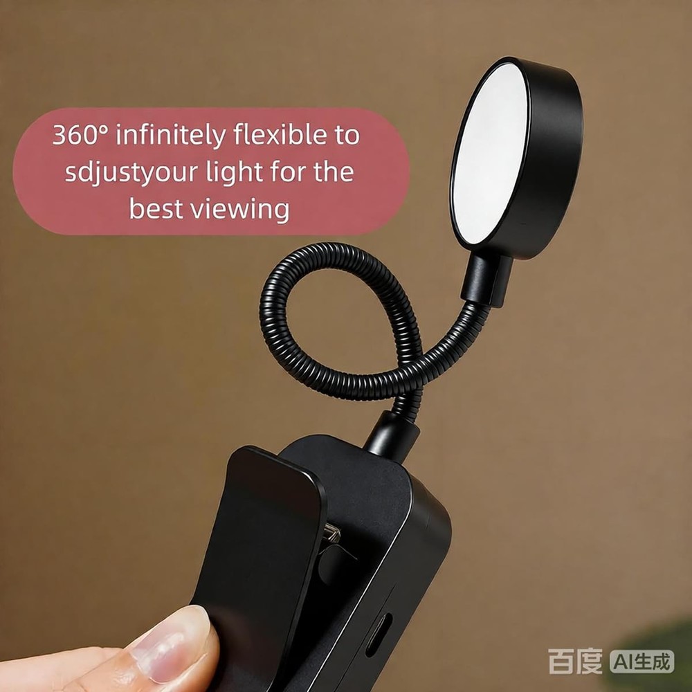 4 Pack Red Book Light,Readling Light，3 Modes,Brightness Adjustment，NO Blue Li...