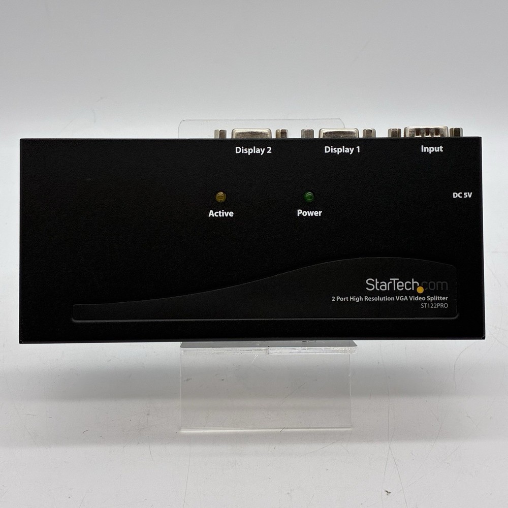 StarTech.com ST122PRO - 2 Port High Resolution VGA Video Splitter - (AL5:3)