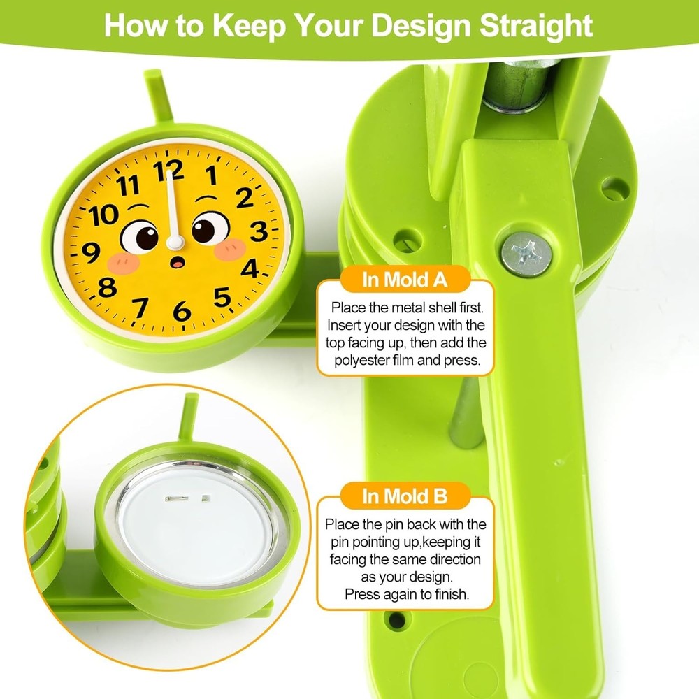 75mm Button Press Machine - Durable, User-Friendly & Perfect for DIY Projects!