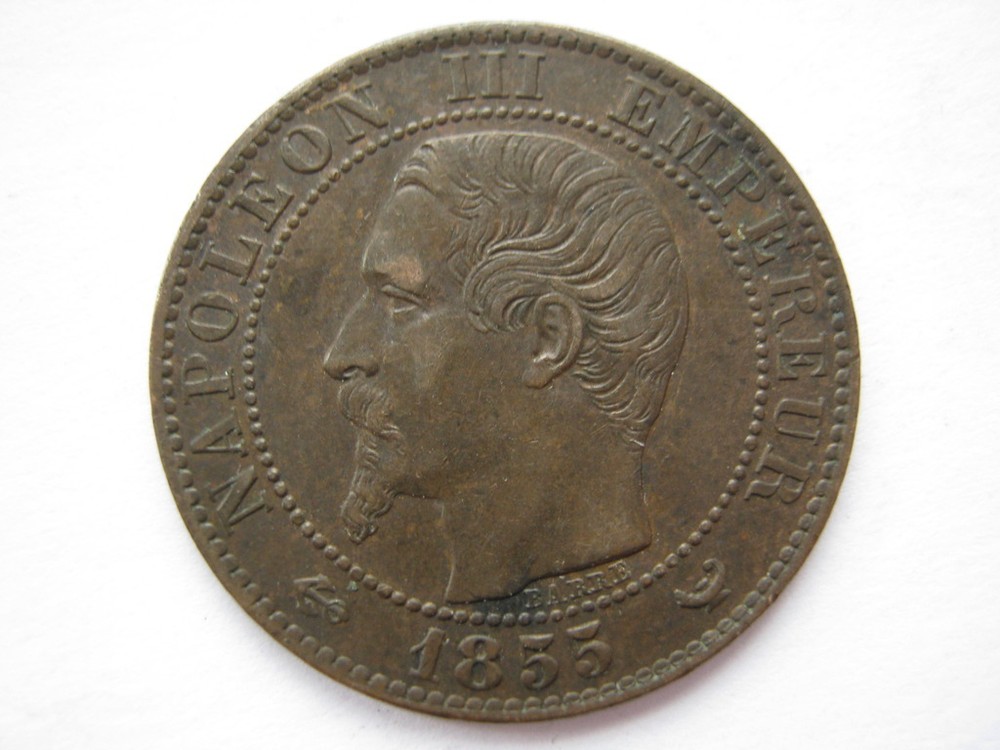 France 1855-W 5 Centimes NEF