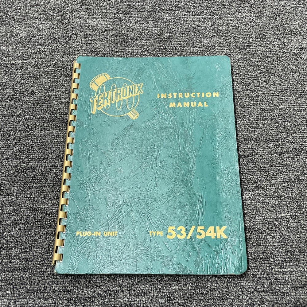 Tektronix Type 53/54K Plug-In Unit Instruction Manual