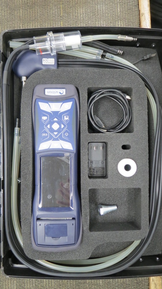 SEITRON S1500-P ANALYZER KIT W/ ATTACHMENT HOSES-QUICK GUIDE IN HARD CASE !!!