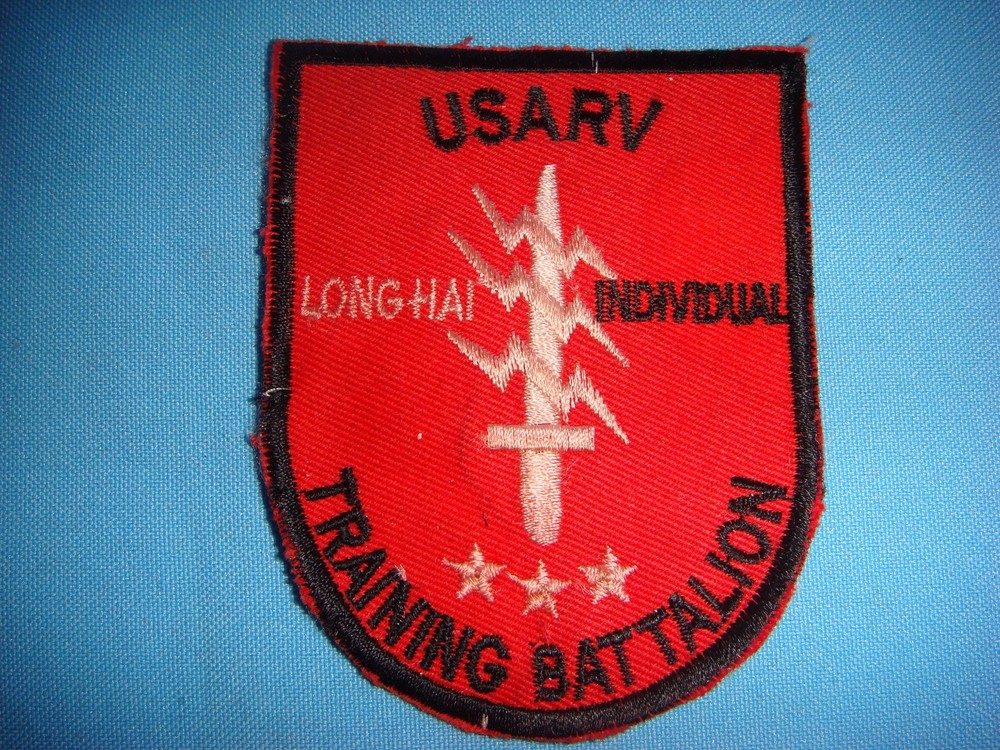 VIETNAM WAR PATCH, USARV LONG HAI INDIVIDUAL TRAINING BATTALION