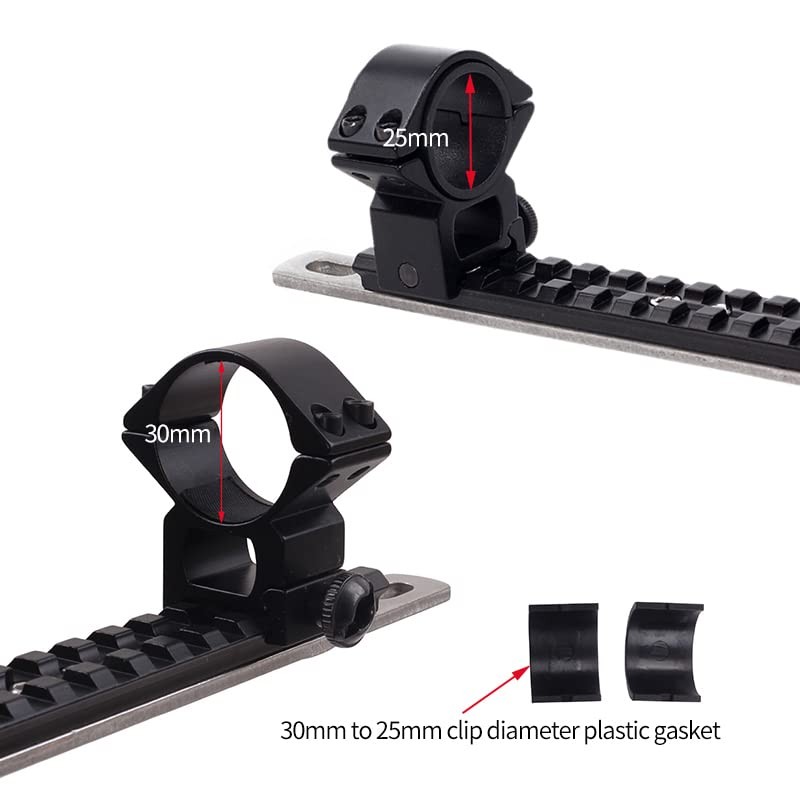 Archery Flashlight Mount Stabilizer - Compound Bow Accessories Light Holder B...