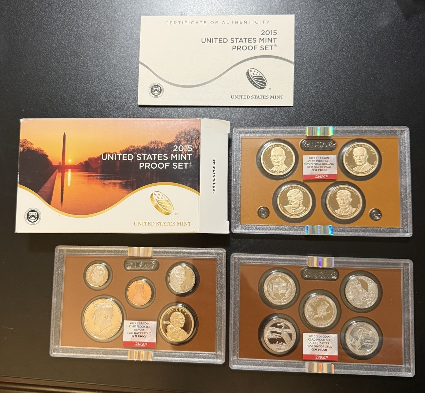 2015-S US Mint Proof Set | NGC Certified GEM PROOF 14-Coin Set