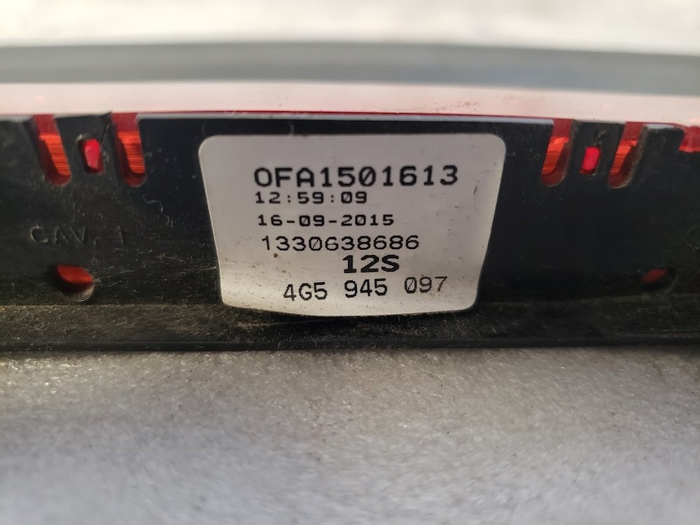 2016 Audi A3 High Mounted Stop Light 565229