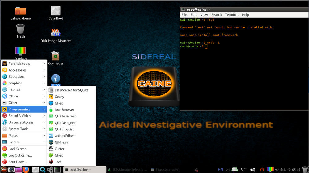 CAINE 13.0 Bootable USB – UEFI & Legacy LIVE/INSTALLER – Digital Forensics Linux