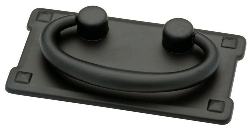 3" Mission Horizontal Bail Pull Flat Black