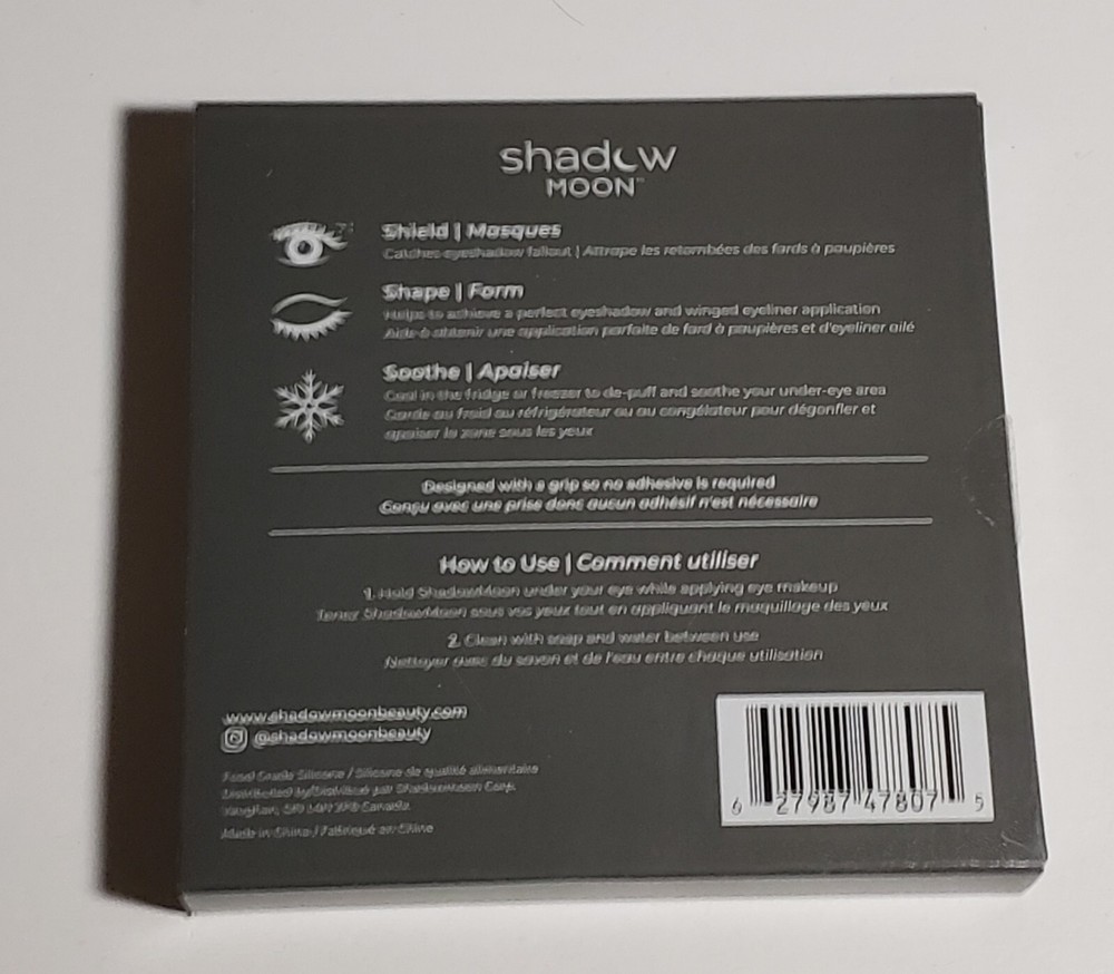 Shadowmoon Reusable Shadow Shield For Fast + Flawless Eye Makeup Application NIB