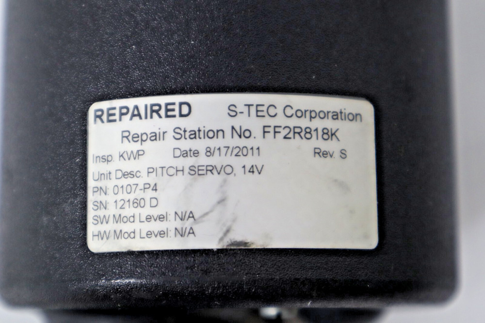 S-TEC Autopilot Pitch Servo 0107-P4