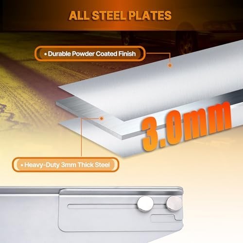 Toe Alignment Tool with 2 Tape Measures & Digital Angle Finder - Accurate Wheel