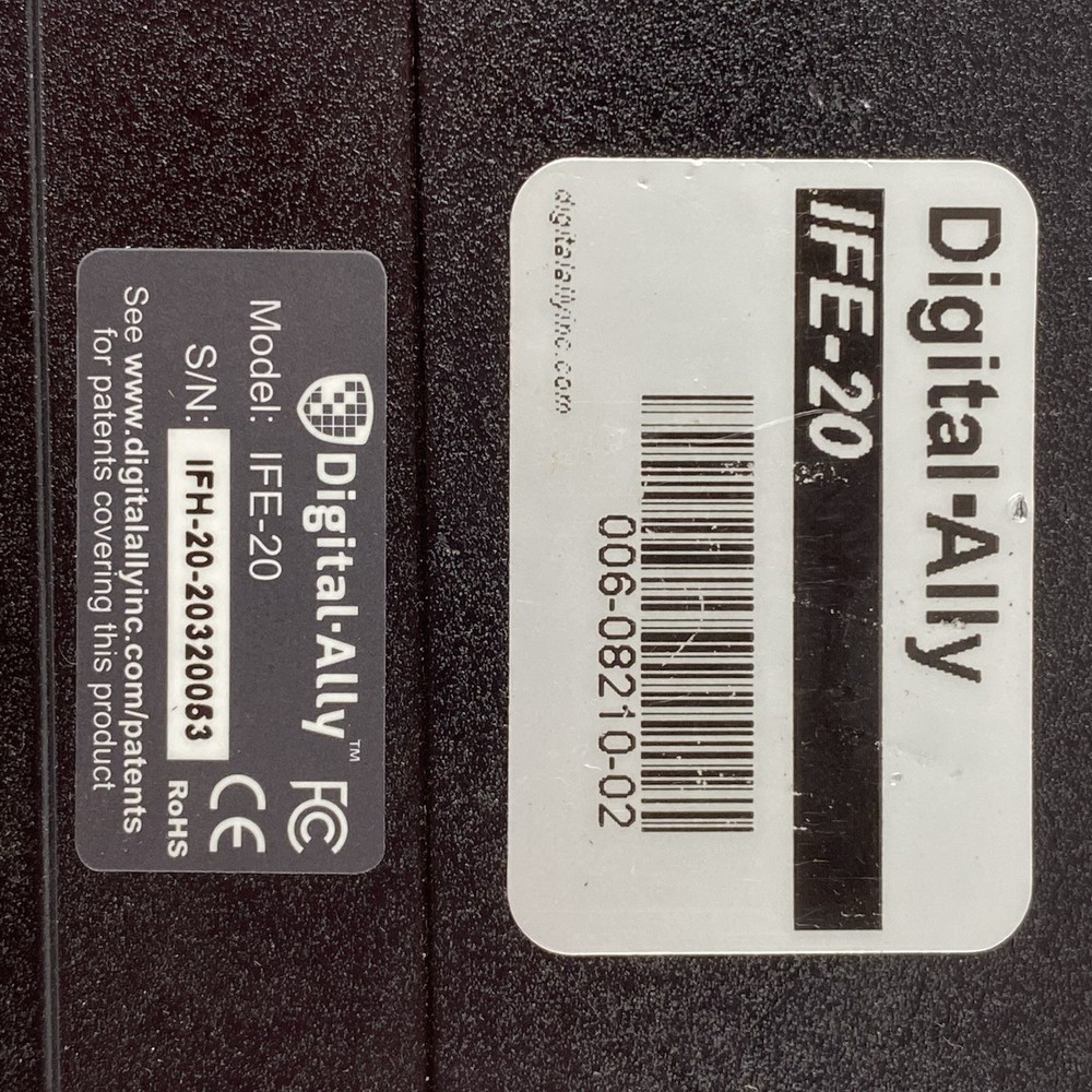 Digital-Ally IFE-20 Interface Box No Cables Untested