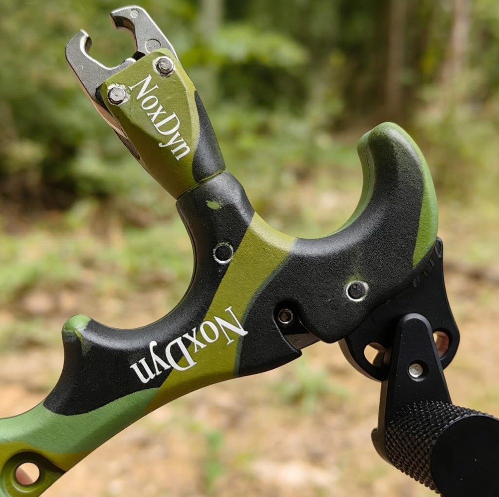 Archery Release 360° Rotatable Thumb Release for Compound Bow Green