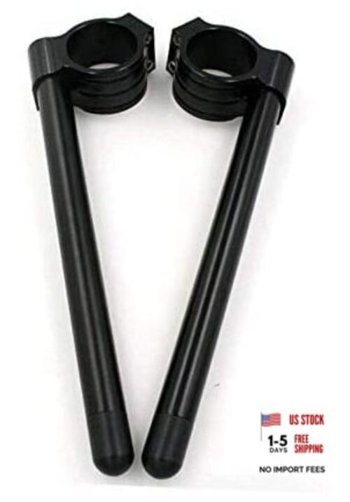 Motorcycle Handlebars 7/8" Motorcycle Fork Clip ons Handlebars for Hon-da 41mm