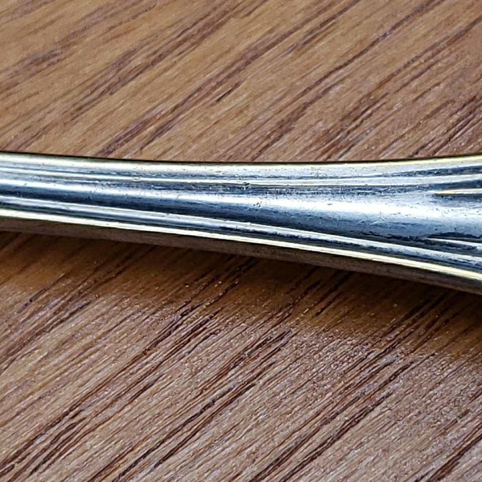 International Silver Arlington 1919 Silverplate Gold Tone Serving Fork