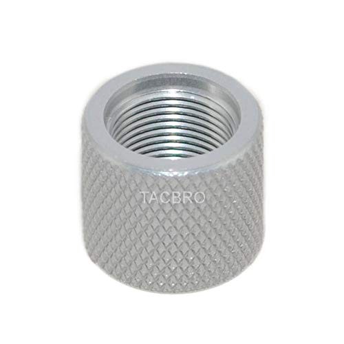 Aluminum 6061 T6 1/2 x 28 Thread Protector 6061 inch, Silver