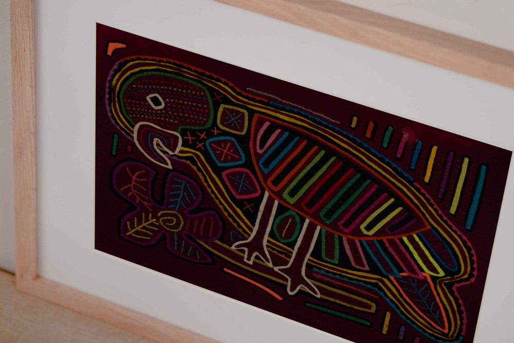 Traditional Multi-Color Parrot Bird Mola