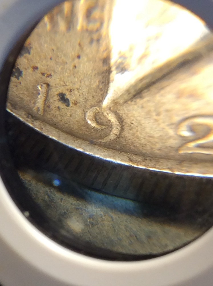 Major Repunched Date Error 1922 Silver Peace Dollar- Bold Fully RPD