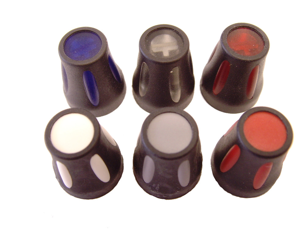 10x knob for 6mm flat axis, potentiometer encoder, potentiometer two-tone, Waldorf