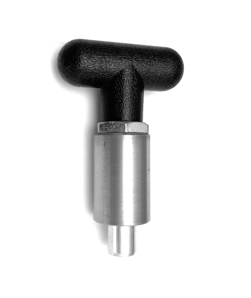 T Handle Spring Loaded Pull Pop Pin  3/8" Tip With Aluminum Body