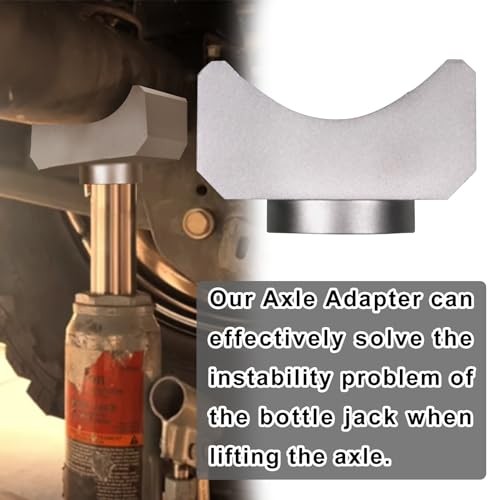Lifting Axle Saddle Axle Adapter Compatible with Hydraulic Jack Bottle Jack