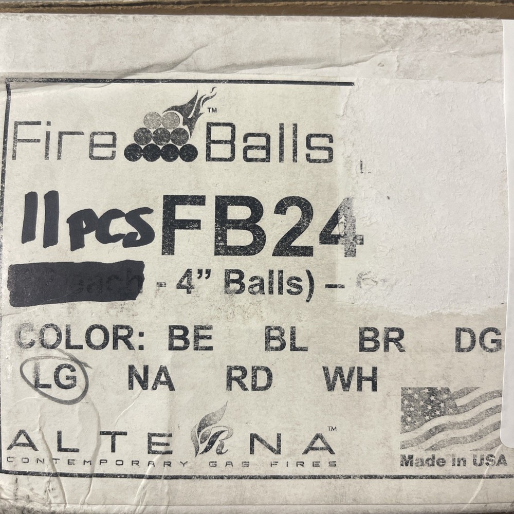 Rasmussen FB24 Smooth Fireballs 4" Diameter