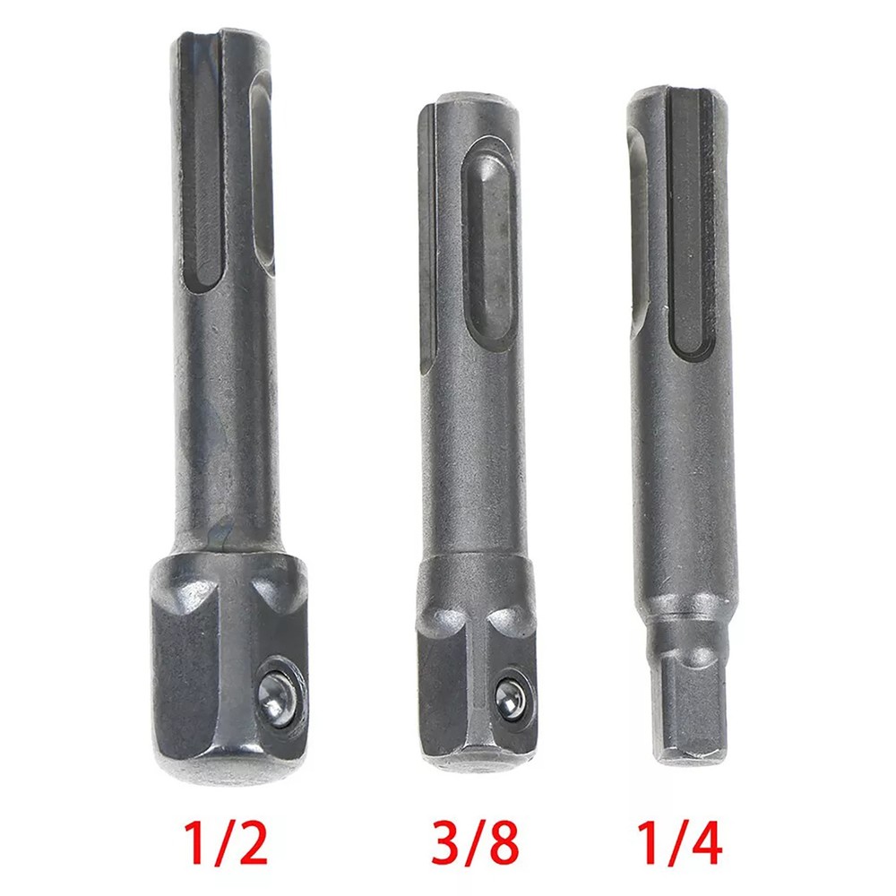 5pcs SDS Plus 1/4 Hex Socket Driver Screwdriver Bit Hammer Drill Bit Set