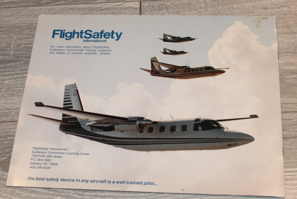 FlightSafety Gulfstream Commander Learning Center Brochure